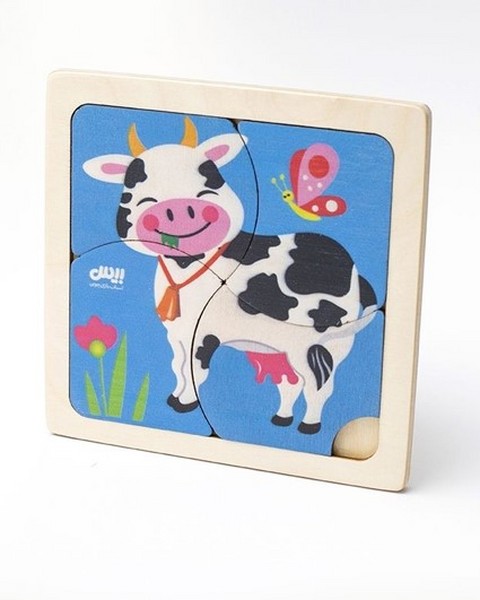 پازل 4 تکه بیس - گاو پازل 4 تکه بیس - گاو