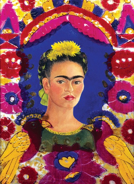 پازل 1000 تکه self portrait - the frame - frida kahlo یوروگرافیک پازل 1000 تکه self portrait - the frame - frida kahlo یوروگرافیک