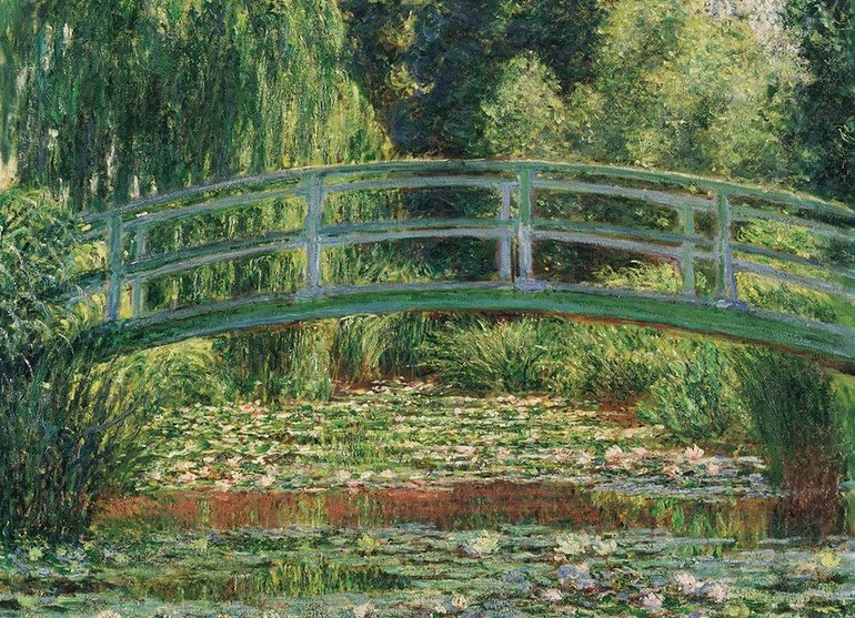 پازل 1000 تکه the japanese footbridge - claude monet یوروگرافیک پازل 1000 تکه the japanese footbridge - claude monet یوروگرافیک