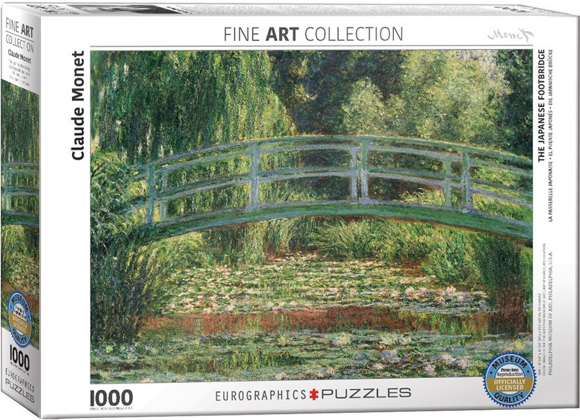 پازل 1000 تکه the japanese footbridge - claude monet یوروگرافیک پازل 1000 تکه the japanese footbridge - claude monet یوروگرافیک