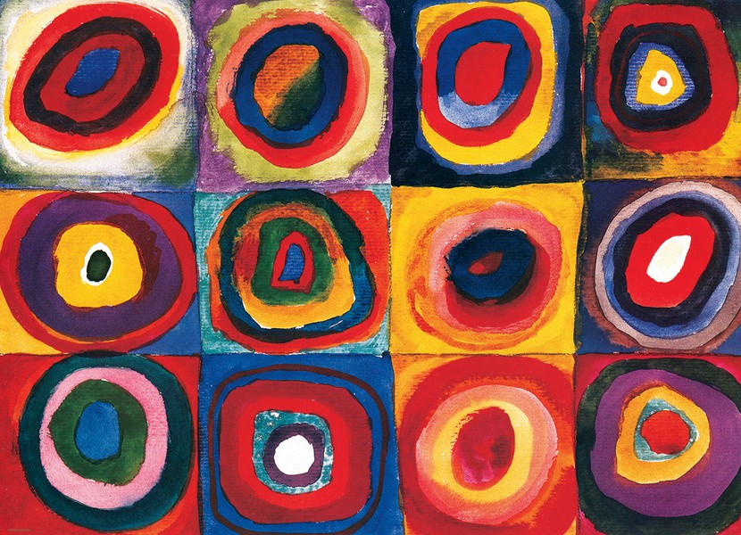 پازل 1000 تکه colour study of squares یوروگرافیک پازل 1000 تکه colour study of squares یوروگرافیک