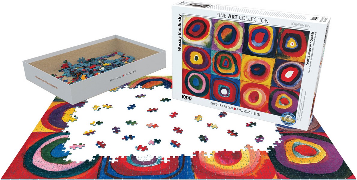 پازل 1000 تکه colour study of squares یوروگرافیک پازل 1000 تکه colour study of squares یوروگرافیک
