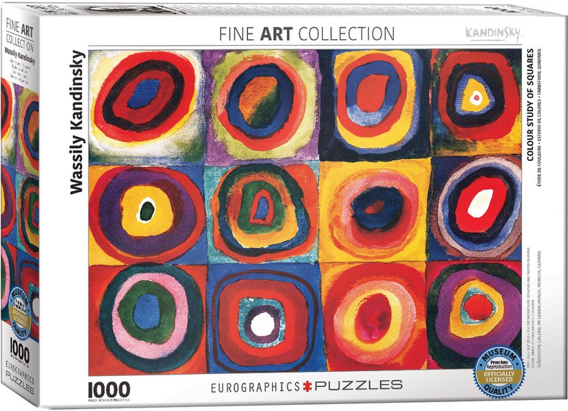 پازل 1000 تکه colour study of squares یوروگرافیک پازل 1000 تکه colour study of squares یوروگرافیک