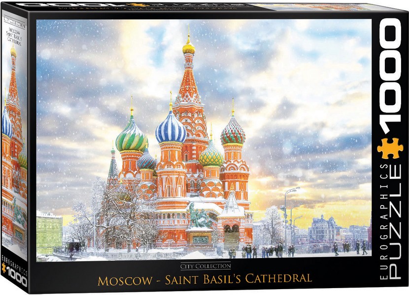 پازل 1000 تکه moscow saint basils cathedral یوروگرافیک پازل 1000 تکه moscow saint basils cathedral یوروگرافیک