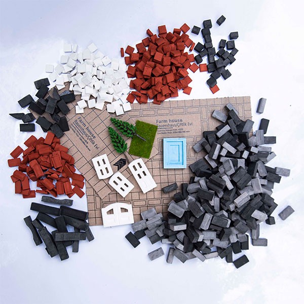 ماکت ساختنی ویلای مزرعه 570 قطعه اشل ماکت ساختنی ویلای مزرعه 570 قطعه اشل