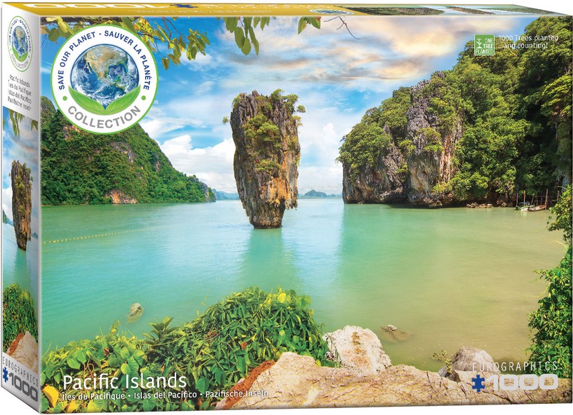 پازل 1000 تکه Pacific Islands یوروگرافیک پازل 1000 تکه Pacific Islands یوروگرافیک