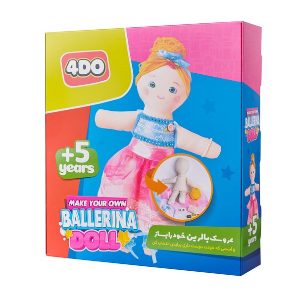 بسته عروسک سازی بالرین 4DO بسته عروسک سازی بالرین 4DO