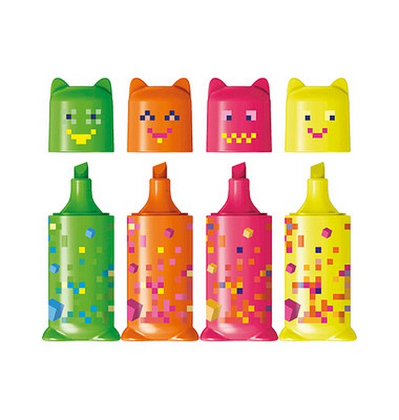 ماژیک علامت گذار 4 عددی پیکسل پارتی ماپد ماژیک علامت گذار 4 عددی پیکسل پارتی ماپد