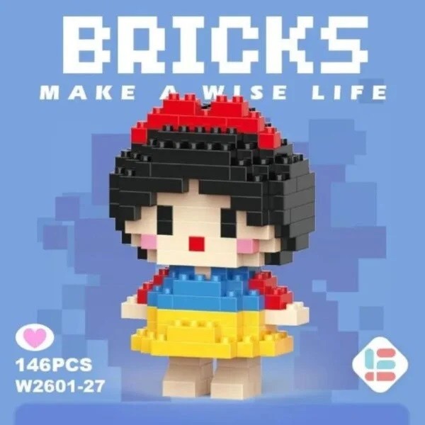 لگو سفید برفی کد w2601-27 لگو سفید برفی کد w2601-27