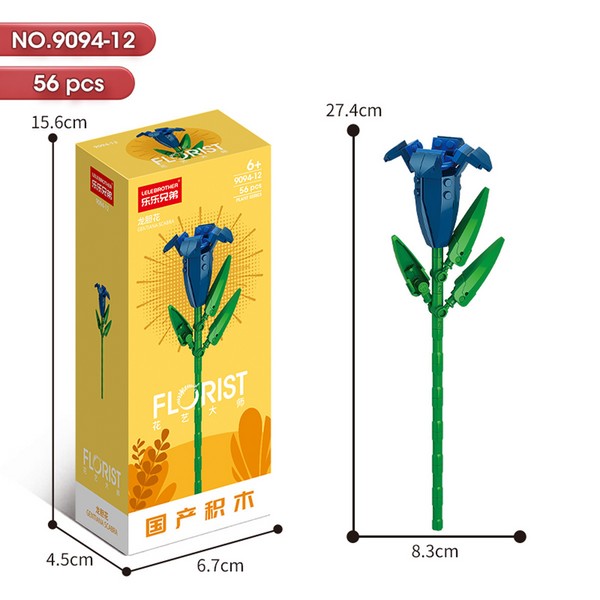 لگو گل Gentiana scabra کد 9094-12 لگو گل Gentiana scabra کد 9094-12