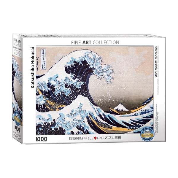 پازل 1000 تکه great wave of kanagawa - katsushika hokusai یوروگرافیک پازل 1000 تکه great wave of kanagawa - katsushika hokusai یوروگرافیک