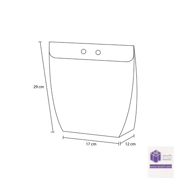 پاکت کادو باکس تیل کد LO-19 پاکت کادو باکس تیل کد LO-19