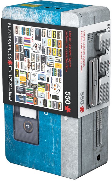 پازل 550 تکه جعبه فلزی cassette player shaped tin یوروگرافیک پازل 550 تکه جعبه فلزی cassette player shaped tin یوروگرافیک