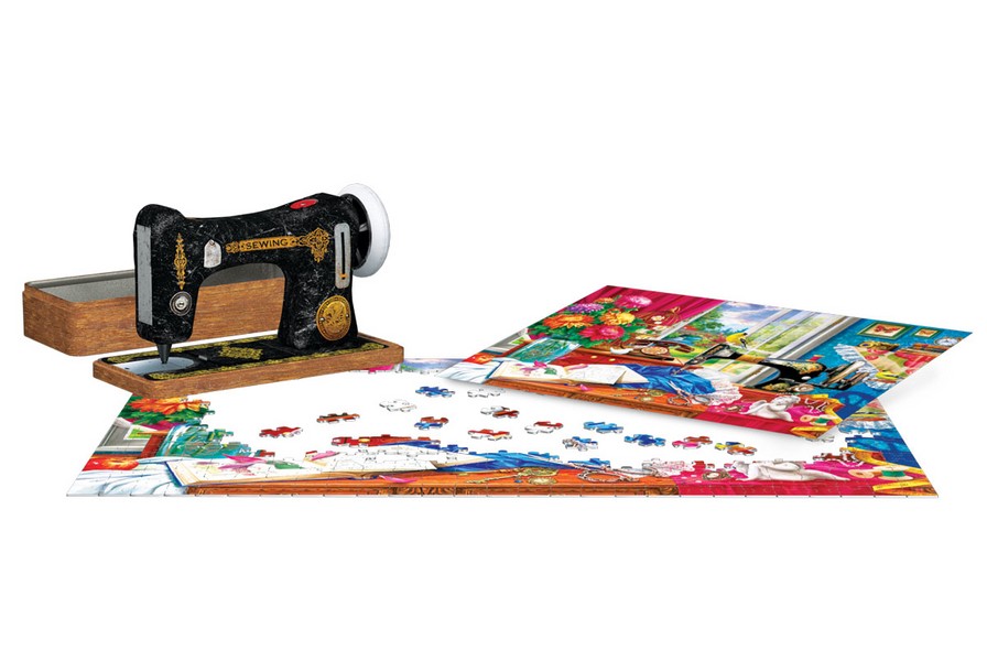 پازل 550 تکه جعبه فلزی sewing memories tin یوروگرافیک پازل 550 تکه جعبه فلزی sewing memories tin یوروگرافیک
