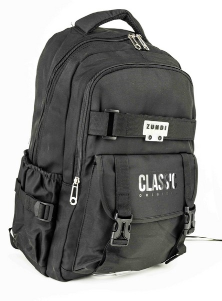 کوله دو زیپ سایز 47 مشکی ORIGINAL CLASSIC ZUNDI کوله دو زیپ سایز 47 مشکی ORIGINAL CLASSIC ZUNDI