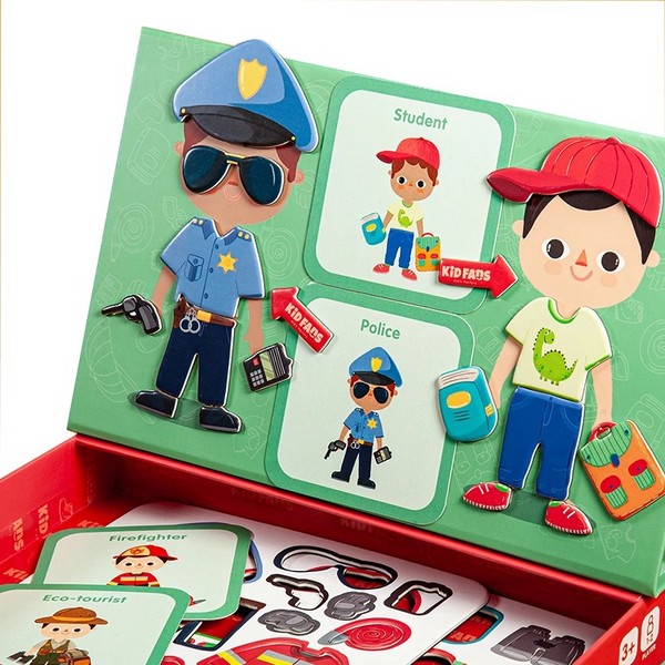 بازی مگنتی Magnetic Dress Up سبز کیدفنز بازی مگنتی Magnetic Dress Up سبز کیدفنز
