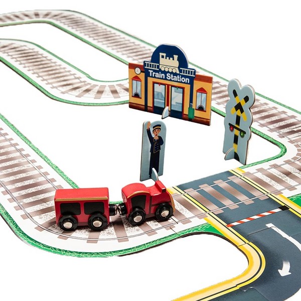 بسته آموزشی 30 تکه Load the Railway کیدفنز بسته آموزشی 30 تکه Load the Railway کیدفنز