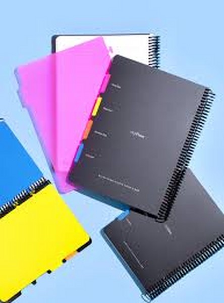 دفتر 160 برگ وزیری چهار دیوایدر FLOW دات نوت دفتر 160 برگ وزیری چهار دیوایدر FLOW دات نوت